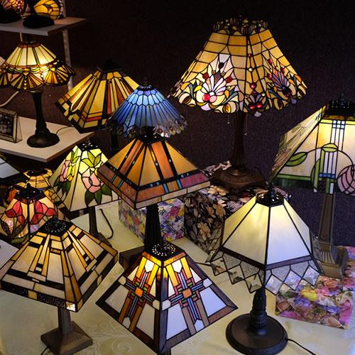 Mission Style Lamps from Memory Lane Lamps