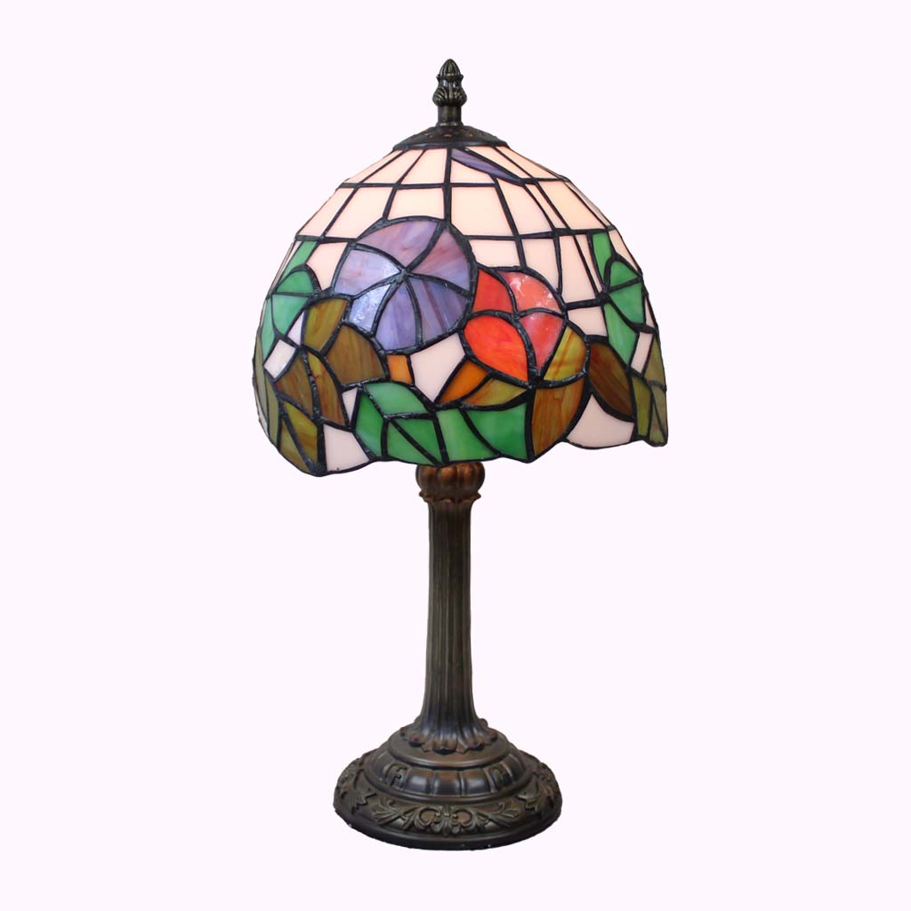 Pastoral Flowers Tiffany Table Lamp
