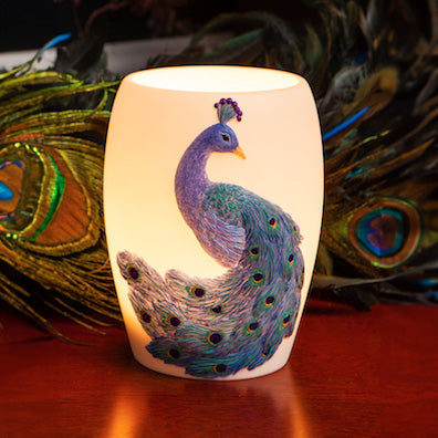 Peacock Vase Lamp