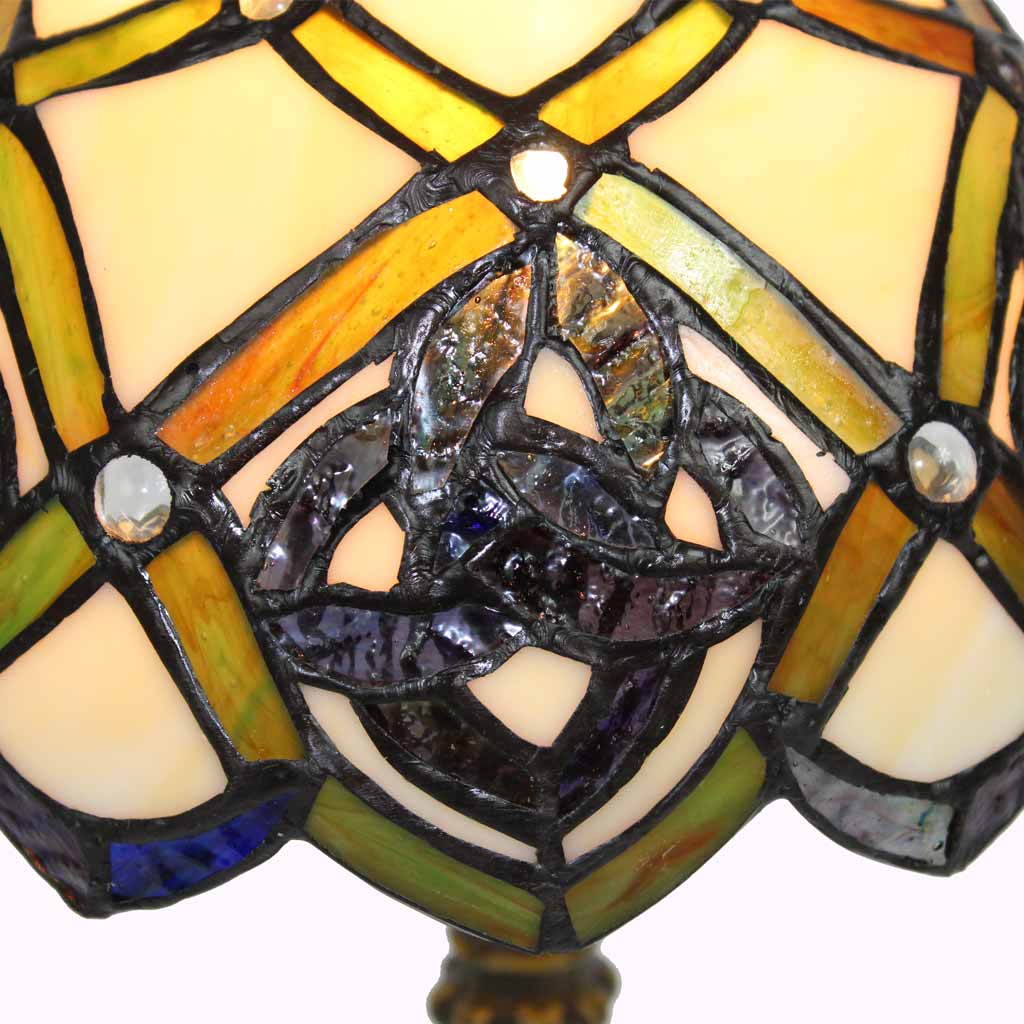 Celtic Eternity Knot Tiffany Accent Lamp - Memory Lane Lamps