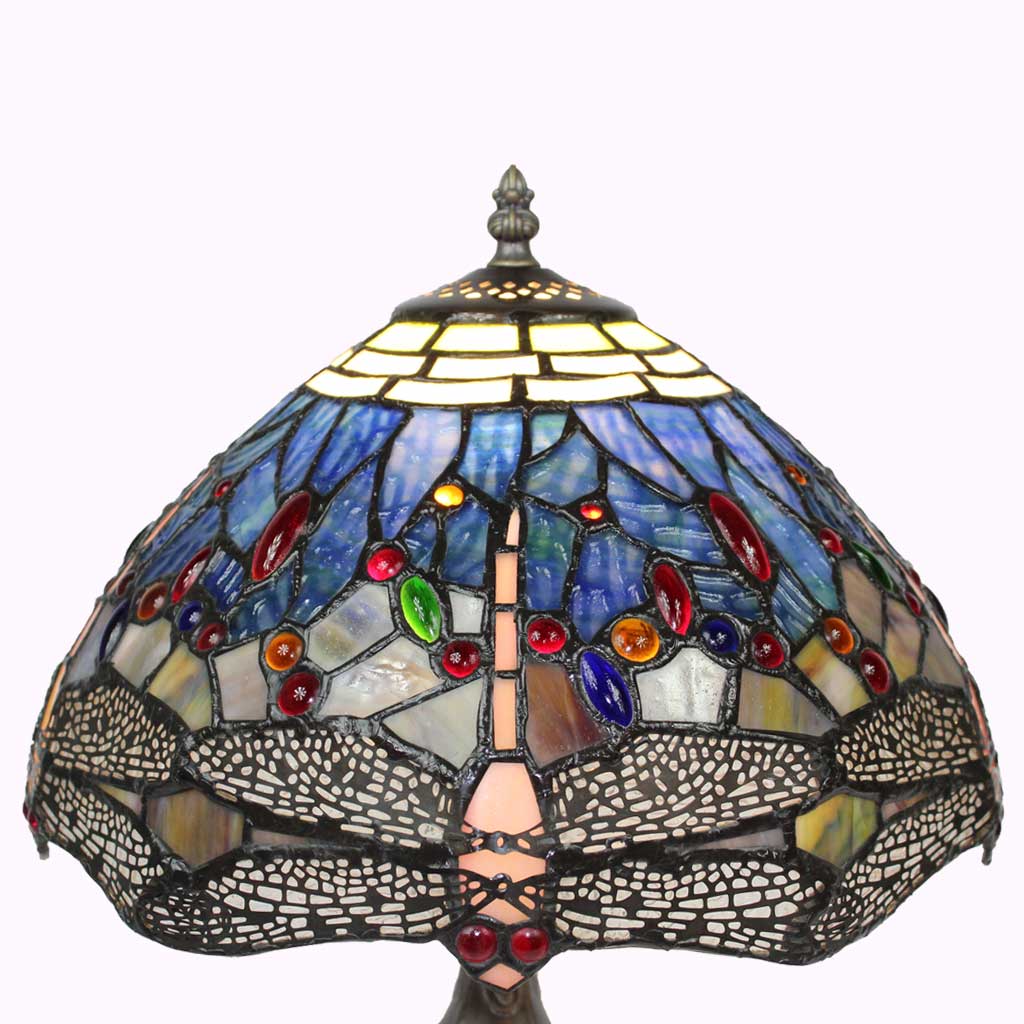 Large Dragonfly Tiffany Table Lamp