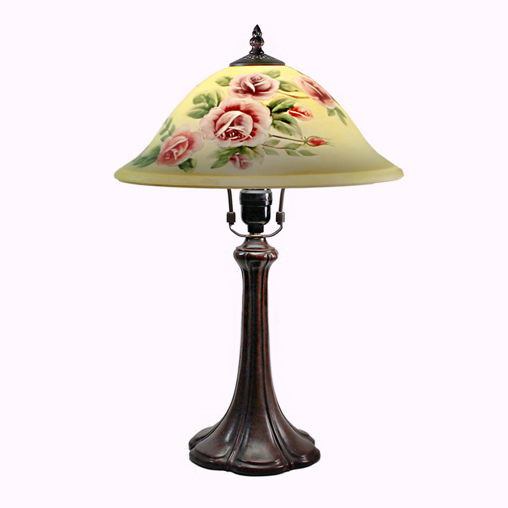 Roses in Bloom Handale Accent Lamp