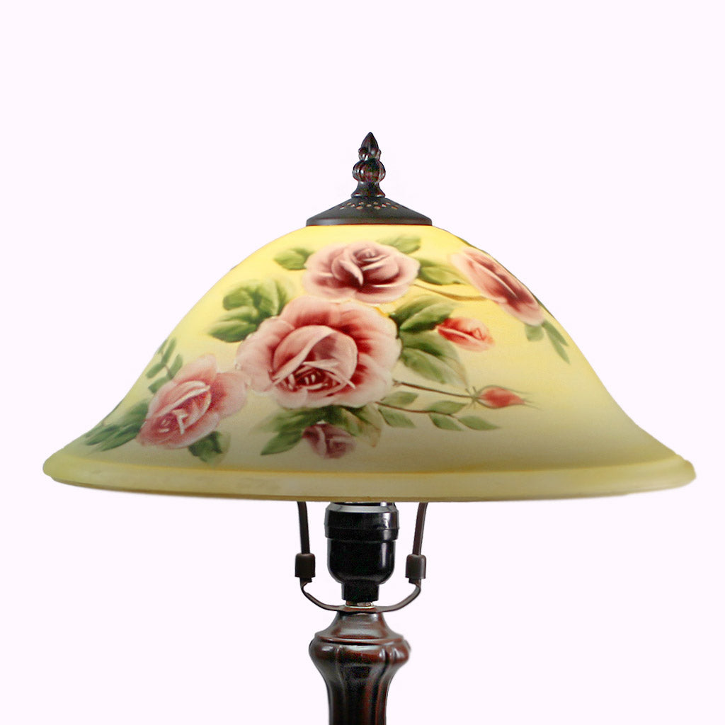 Roses in Bloom Handale Accent Lamp