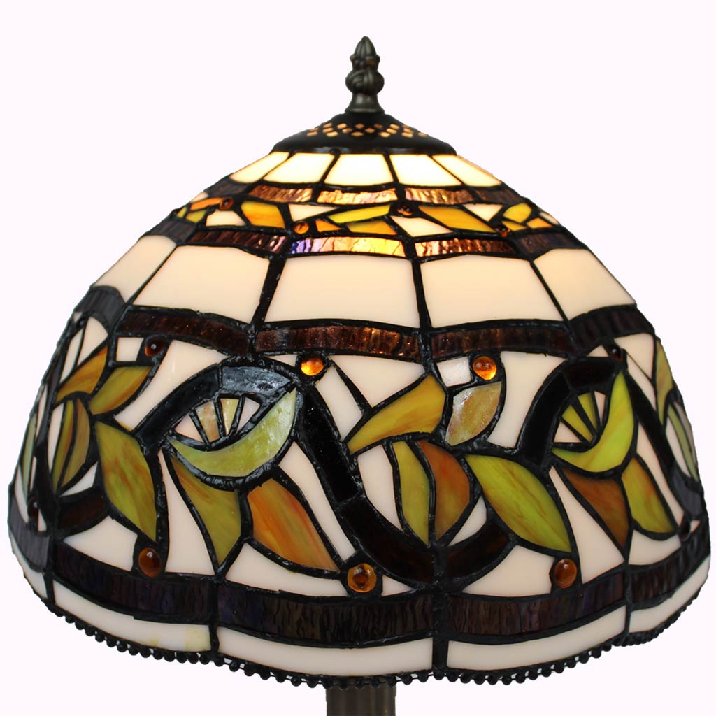 Turning Leaves Tiffany Table Lamp