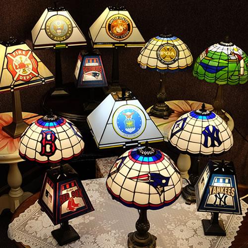 Sports Lamps from Memory Lane Lamps