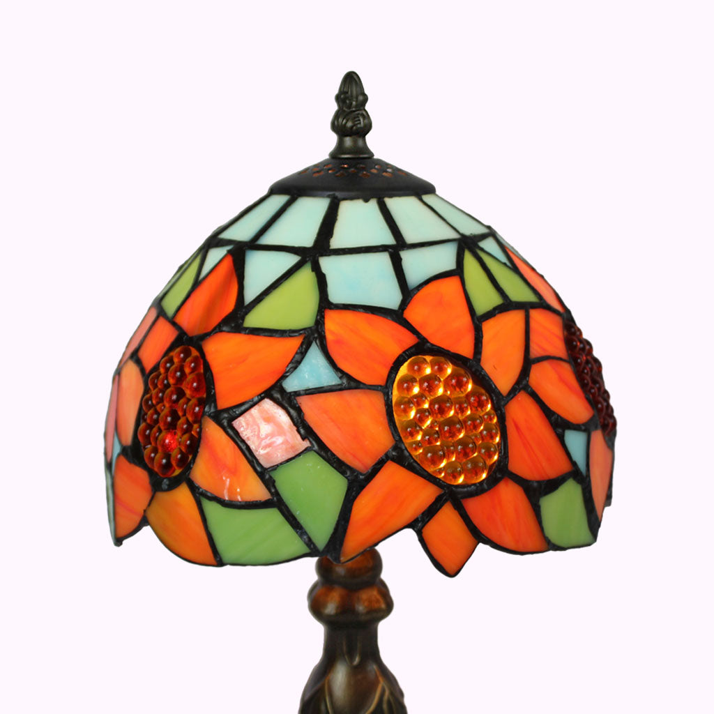 Golden Sunflower Tiffany Table Lamp Memory Lane Lamps