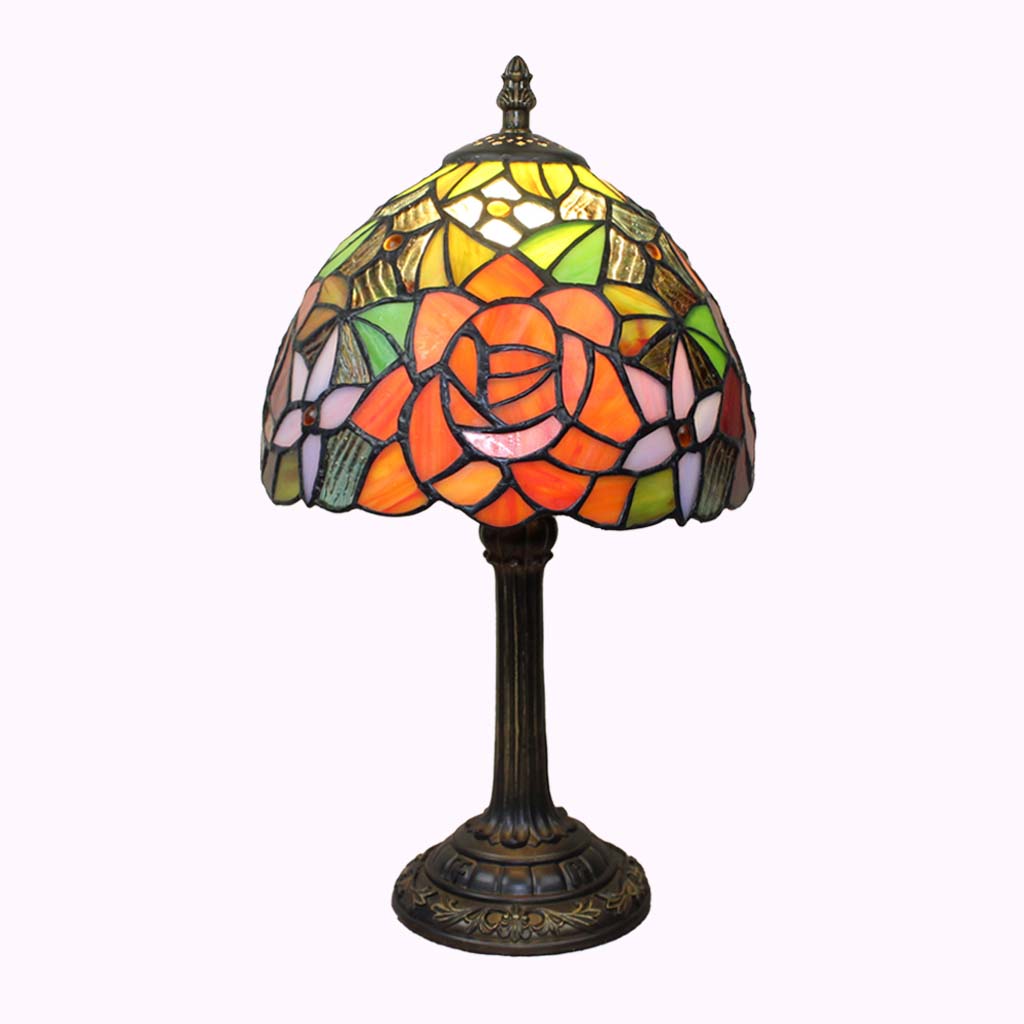 Gorgeous Roses Tiffany Table Lamp