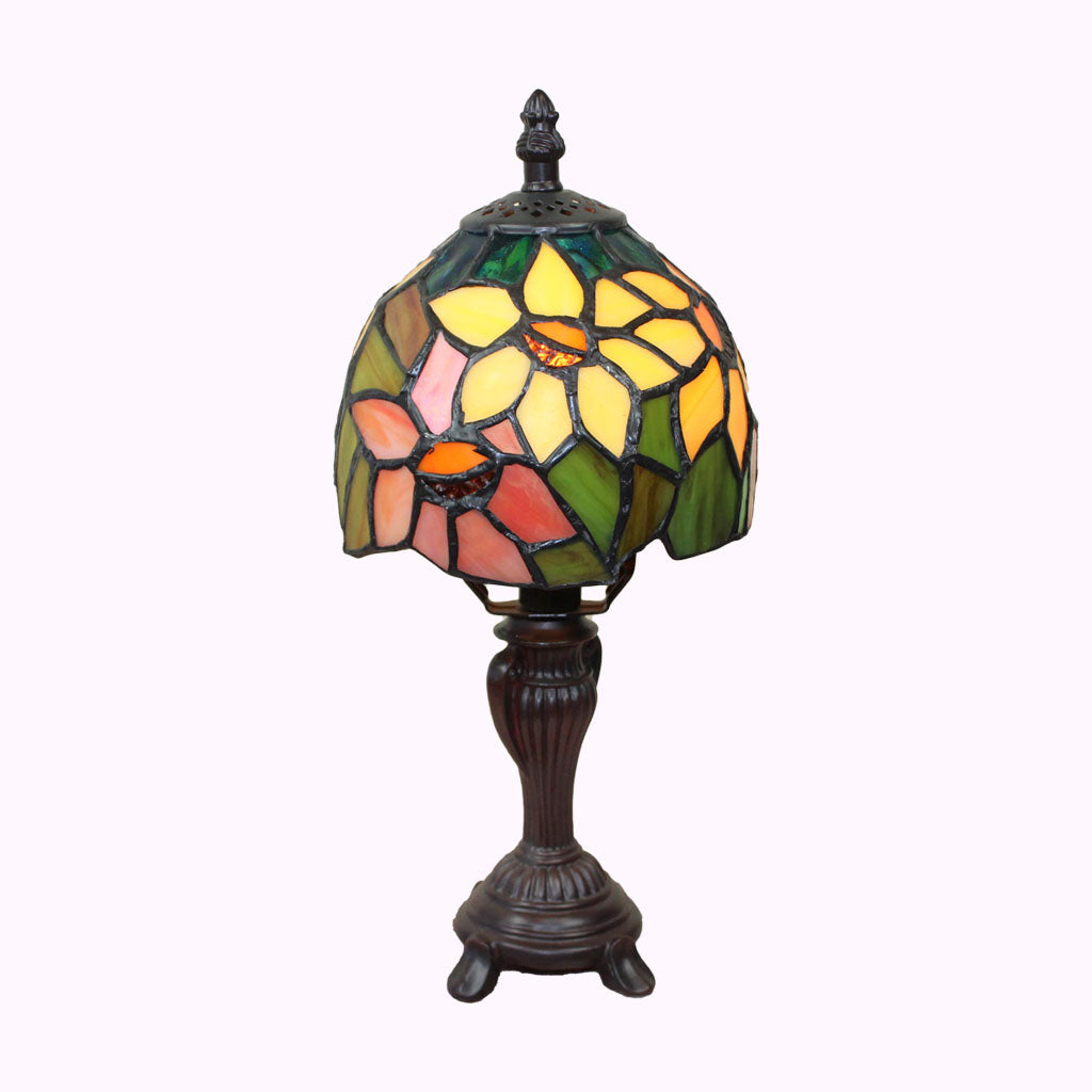 Mini Sunflower Tiffany Accent Lamp