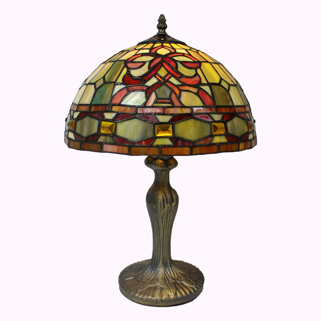 Amber Gems Tiffany Table Lamp