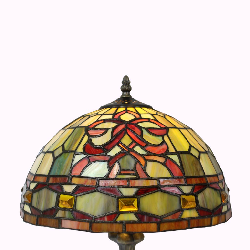 Amber Gems Tiffany Table Lamp from Memory Lane Lamps