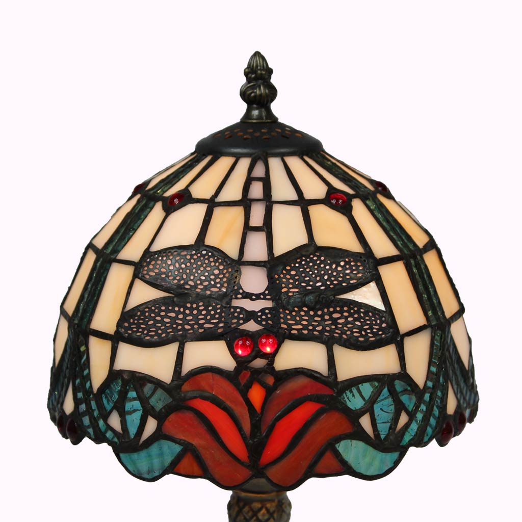 Baroque Dragonfly Tiffany Table Lamp