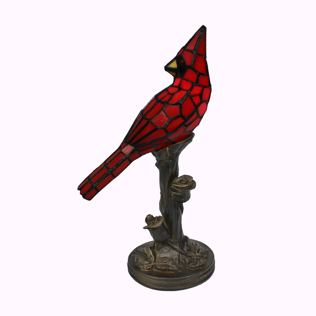 Cardinal Sculptured Bronze Lamp