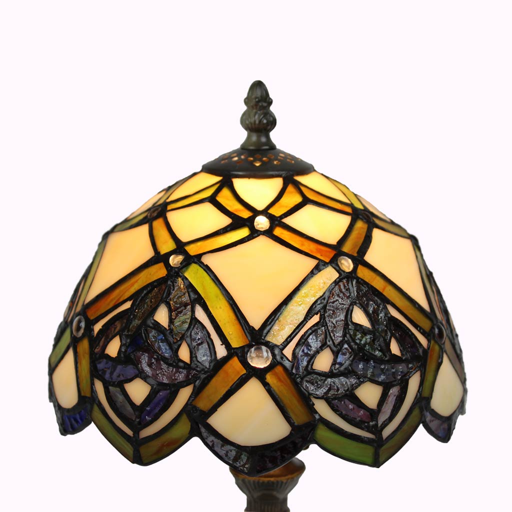 Celtic Eternity Knot Tiffany Accent Lamp from Memory Lane Lamps