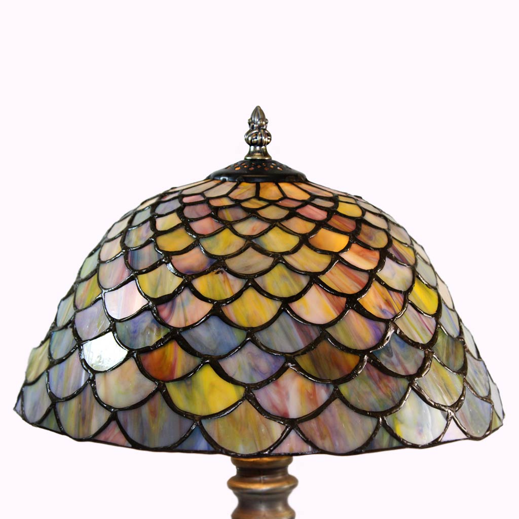 Clamshell Tiffany Lamp - Large