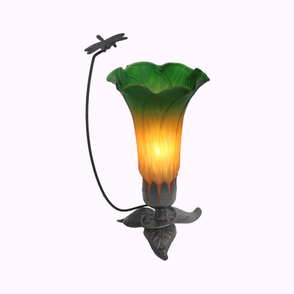 Eternal Dragonfly Sculptured Bronze Lamp