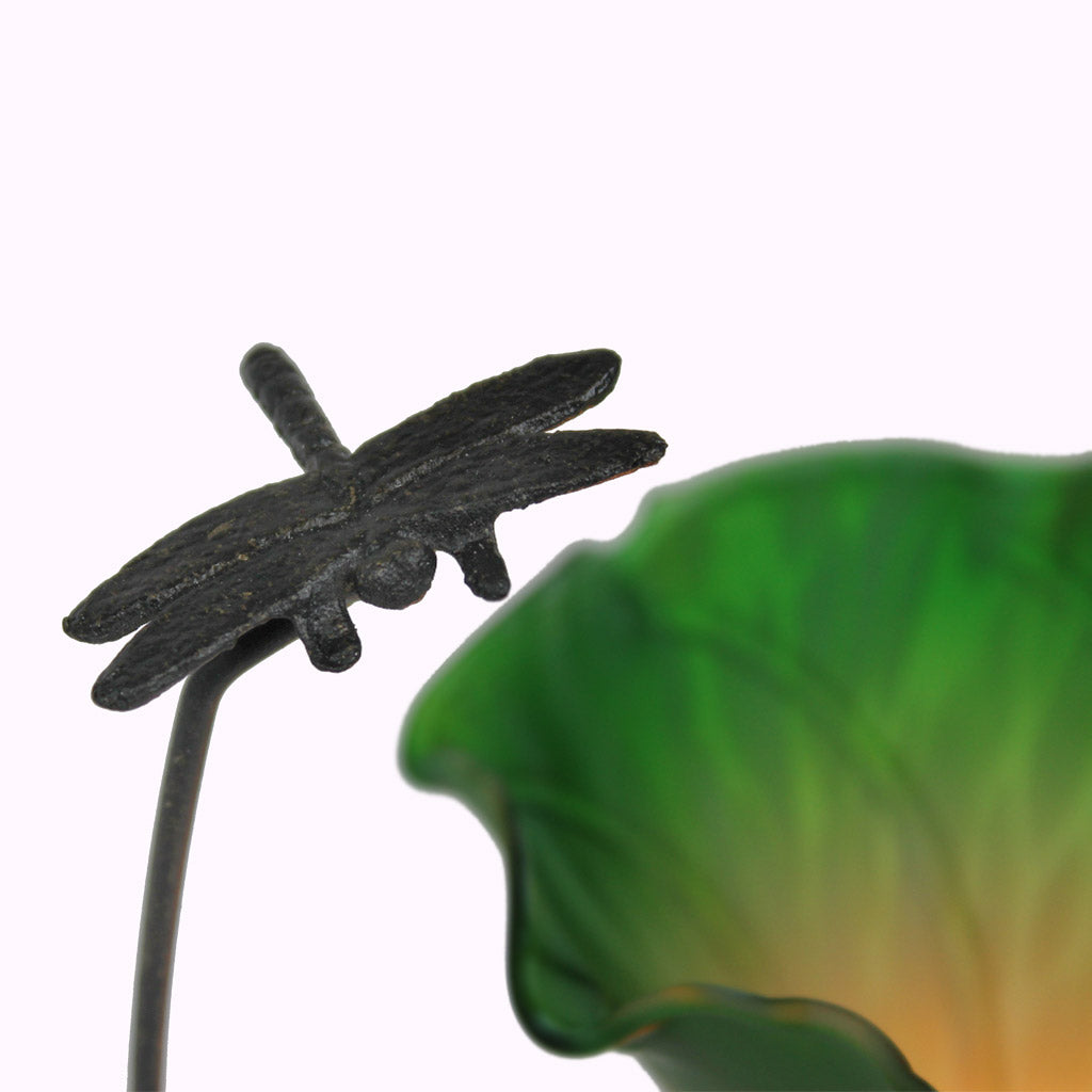 Eternal Dragonfly Sculptured Bronze Lamp from Memory Lane Lamps