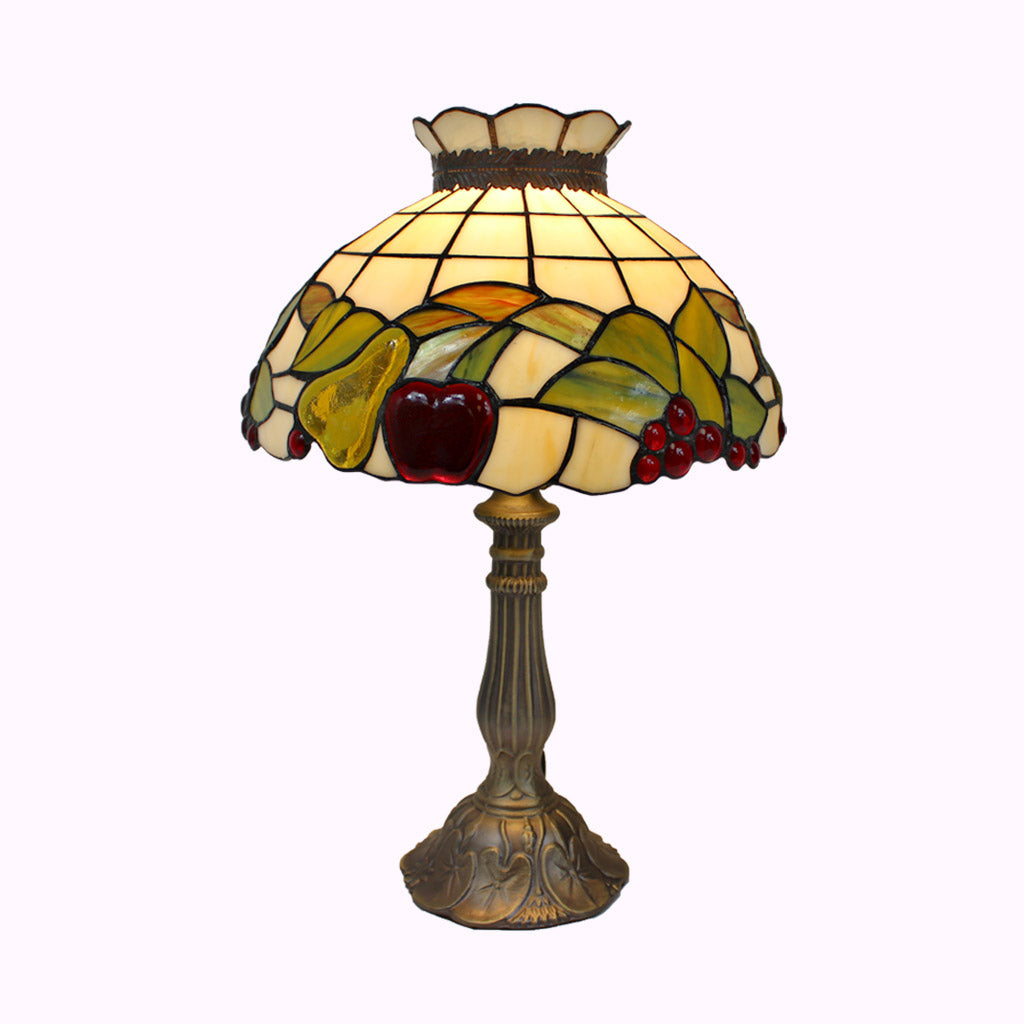 Fruit Salad Tiffany Table Lamp in Medium