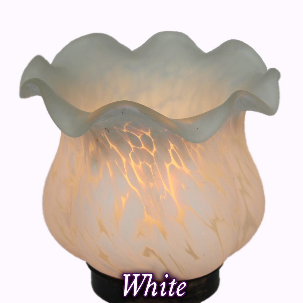 Replacement Glass Globe Shade - White