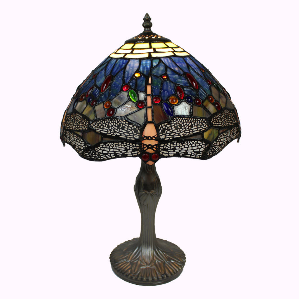 Large Dragonfly Tiffany Table Lamp