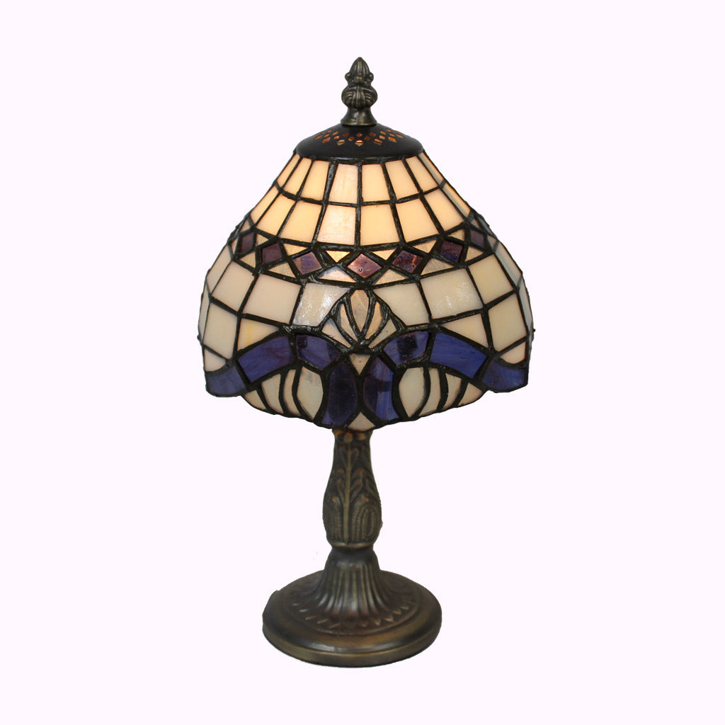 Lavender Baroque Tiffany Table Lamp