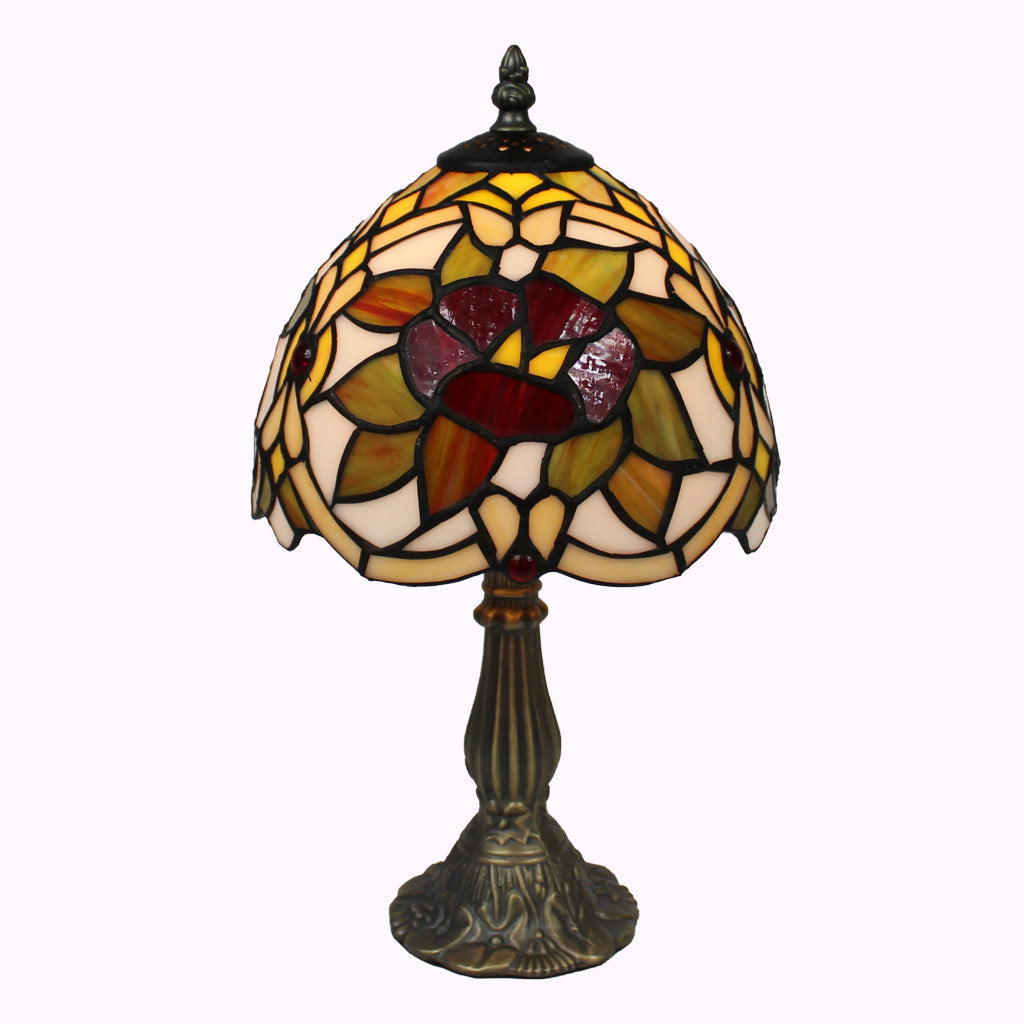 Renaissance Rose Tiffany Accent Lamp