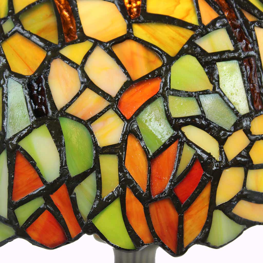 Swirled Garden Tiffany Table Lamp
