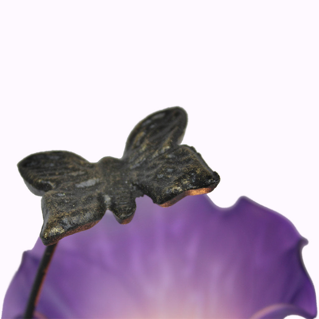Tall Butterfly Sculptured Bronze Lamp from Memory Lane Lamps